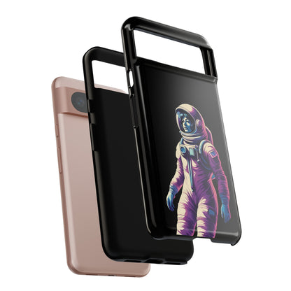 Floating Astronaut Girl Tough Google Pixel Mobile Cases