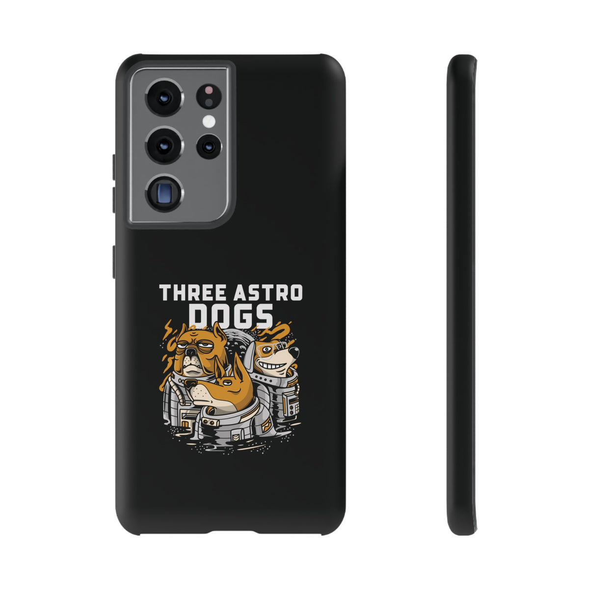 Three Astro Dogs Funny Sci-Fi Tough Samsung Galaxy Mobile Cases-welovescifi.net