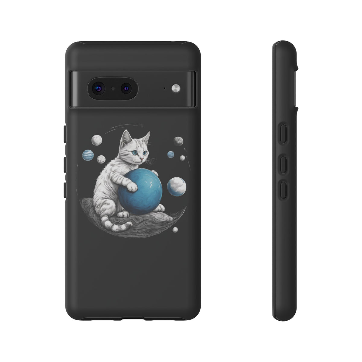 SpacePlayer Cat 2 Tough Google Pixel Mobile Cases 