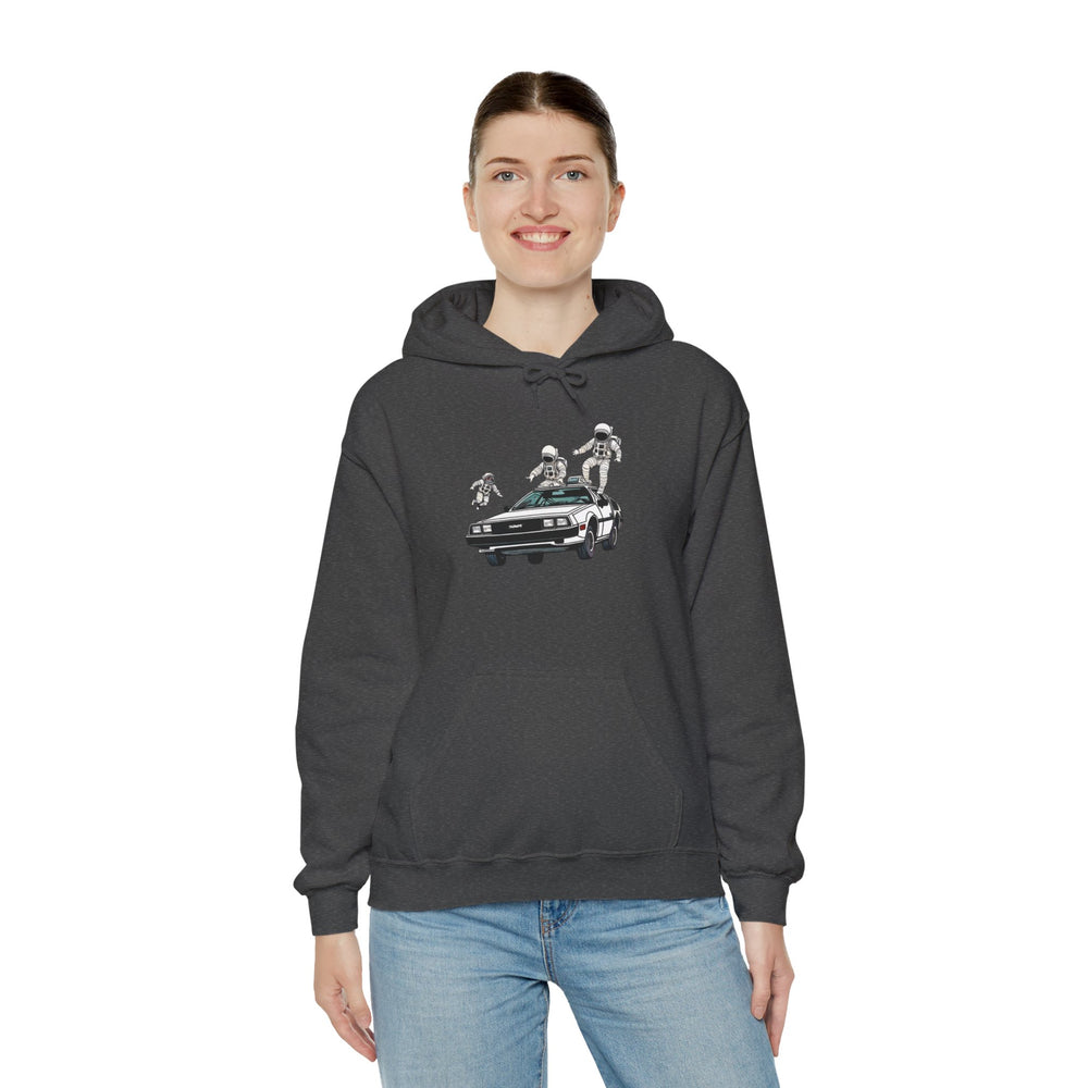 Party in a Delorean Astronaut Sci-Fi Hoodie We Love SciFi