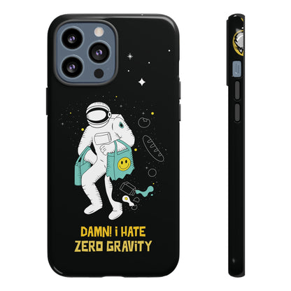 Zero Gravity Funny Astronaut Sci-Fi Tough iPhone Mobile Cases-welovescifi.net