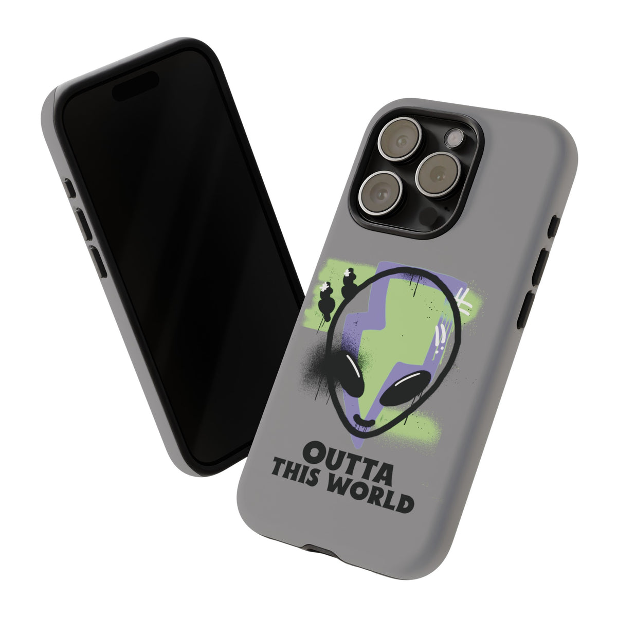 UFO iPhone Case Outta This World Sci-Fi Tough Mobile Cases