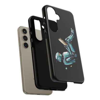 Robot Space Art Galaxy Cases Read Like a Robot WeLoveSciFi