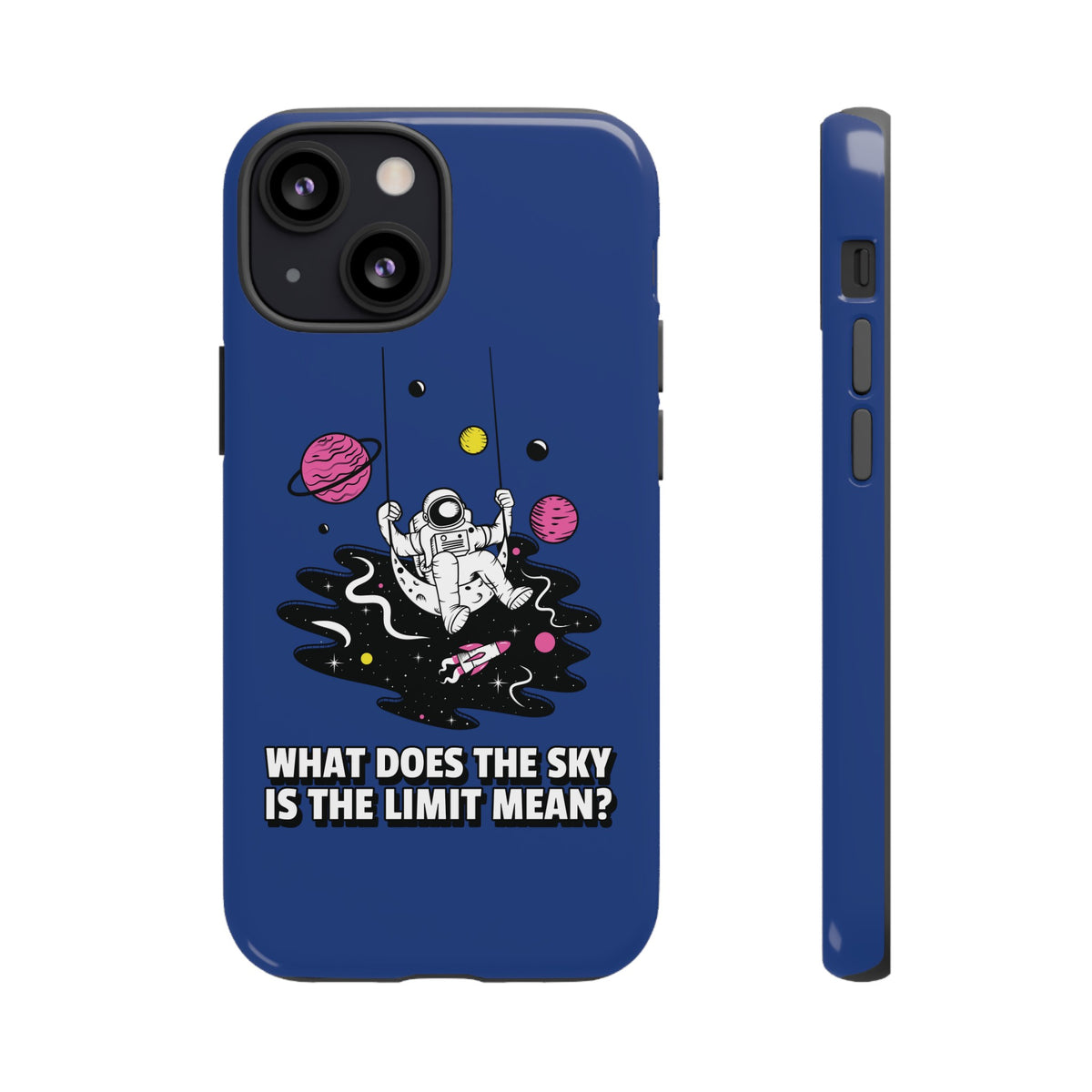 Astronaut iPhone Case Sky Is the Limit Sci-Fi Mobile Cover