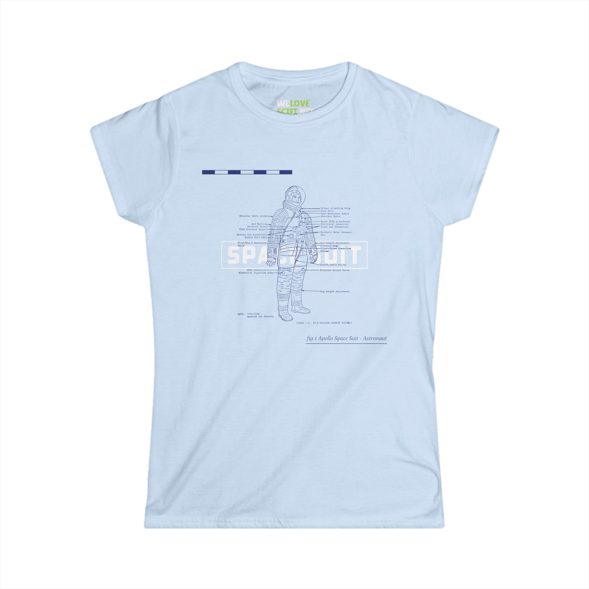 Astronaut Women's Space Suit Patent Shirt