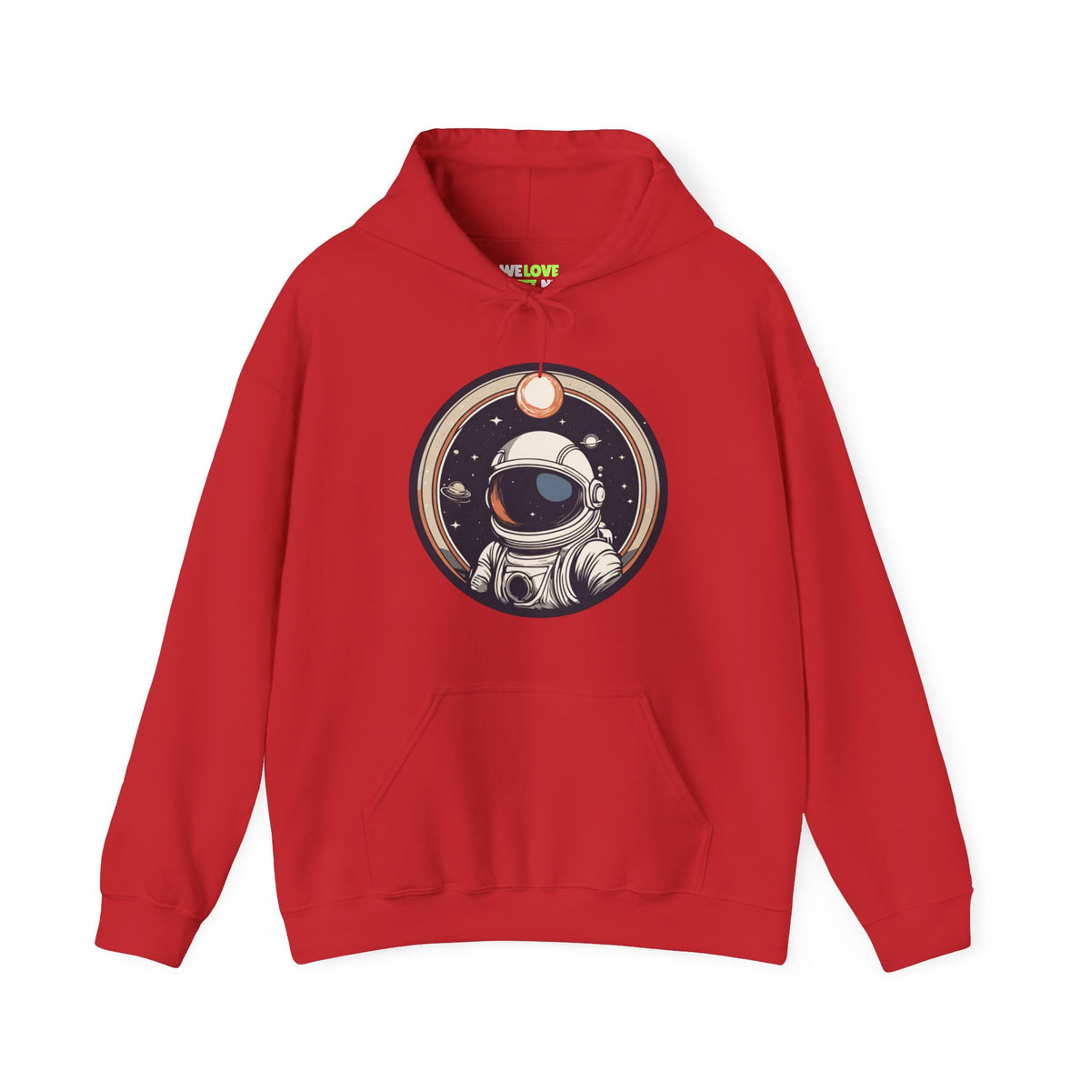 Welcome To Space Age Astronaut Spaceart Sci-Fi Hoodie-welovescifi.net