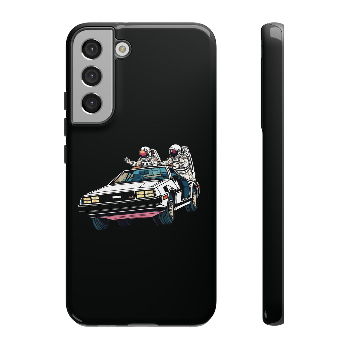 Delorean Party Astronauts Tough Samsung Galaxy Mobile Cases