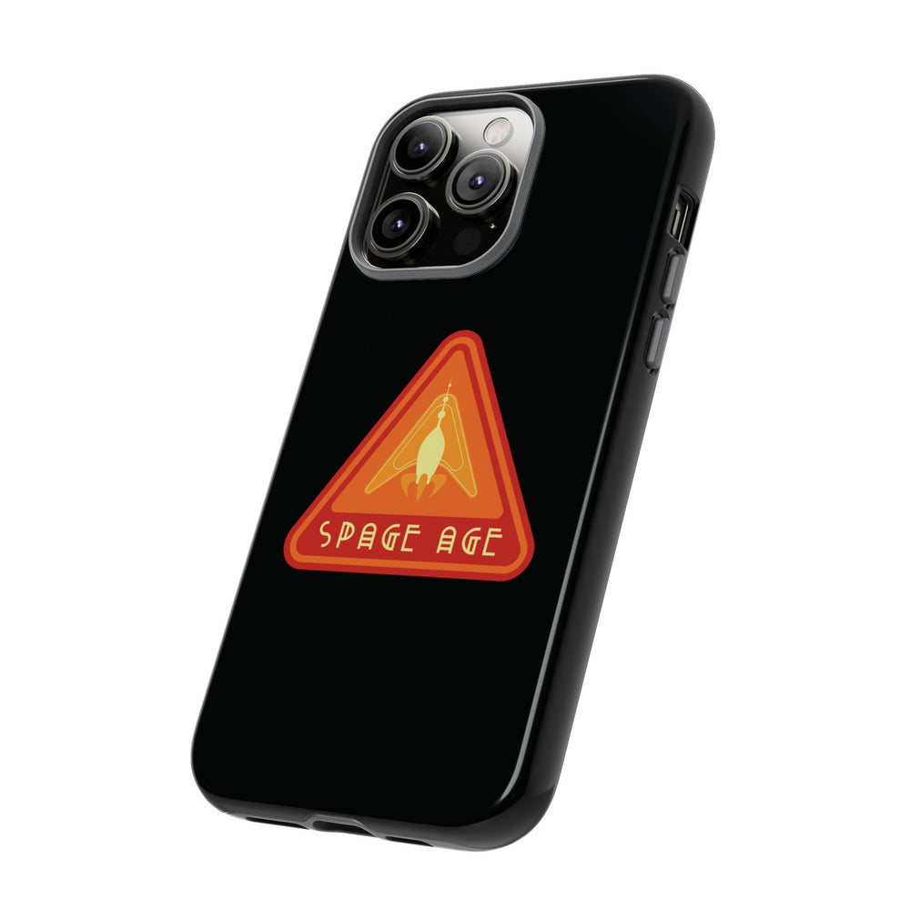 Space Age Retro Sci-Fi Tough iPhone Mobile Cases