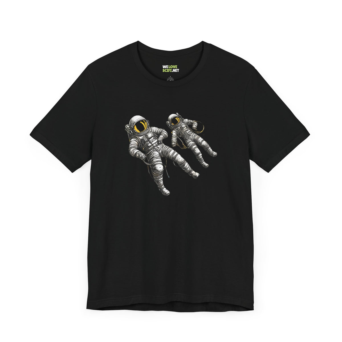 Astronauts Floating Sci-Fi T-Shirt-welovescifi.net