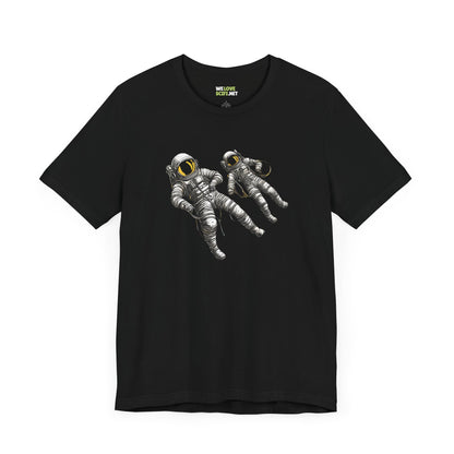 Astronauts Floating Sci-Fi T-Shirt-welovescifi.net