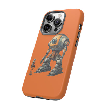 Robot Space Art iPhone Cases | Sci-Fi Tough Mobile Covers