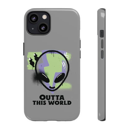 UFO iPhone Case Outta This World Sci-Fi Tough Mobile Cases