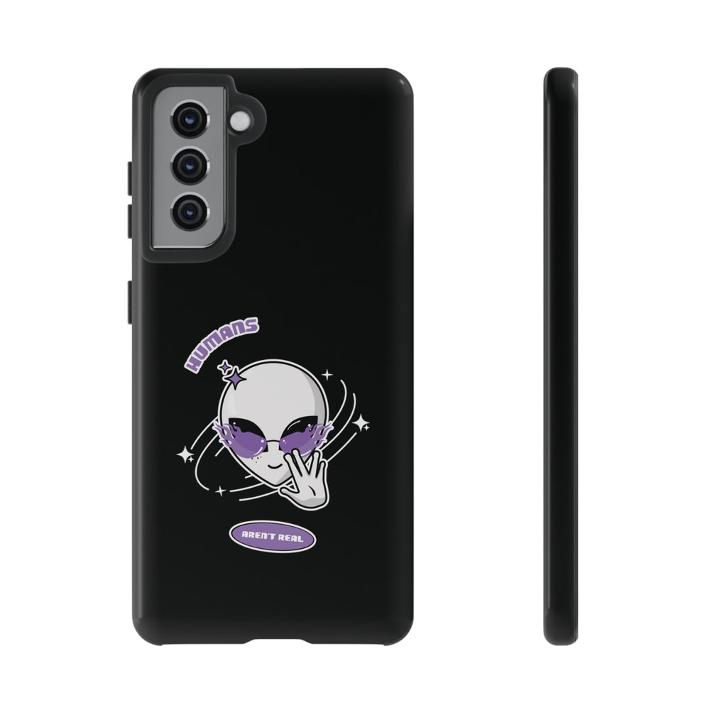 Sci-Fi Mobile Cases Humans Aren't Real UFO Samsung Galaxy