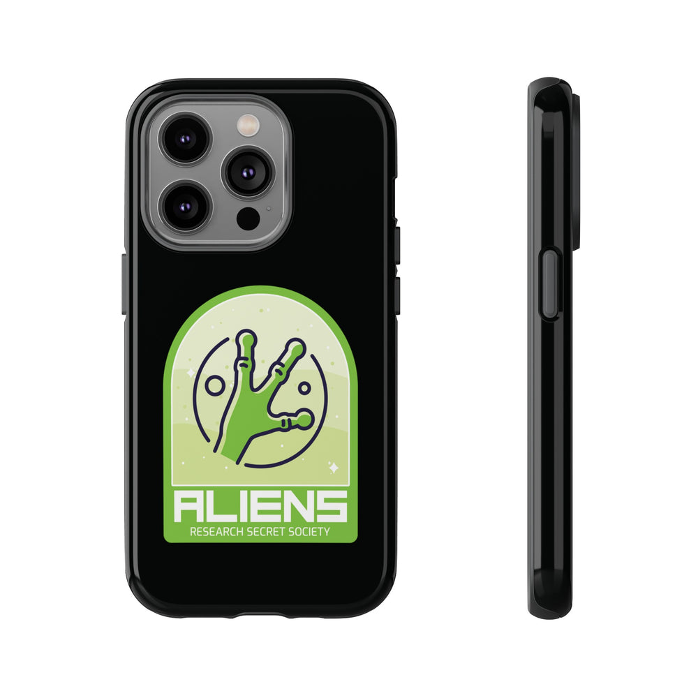 Aliens Research Secret Society UFO Sci-Fi iPhone Mobile Case