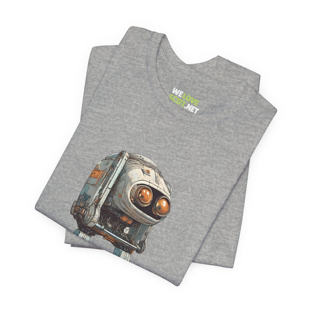 Hello Rusty Robot SpaceArt Sci-Fi T-Shirt-welovescifi.net