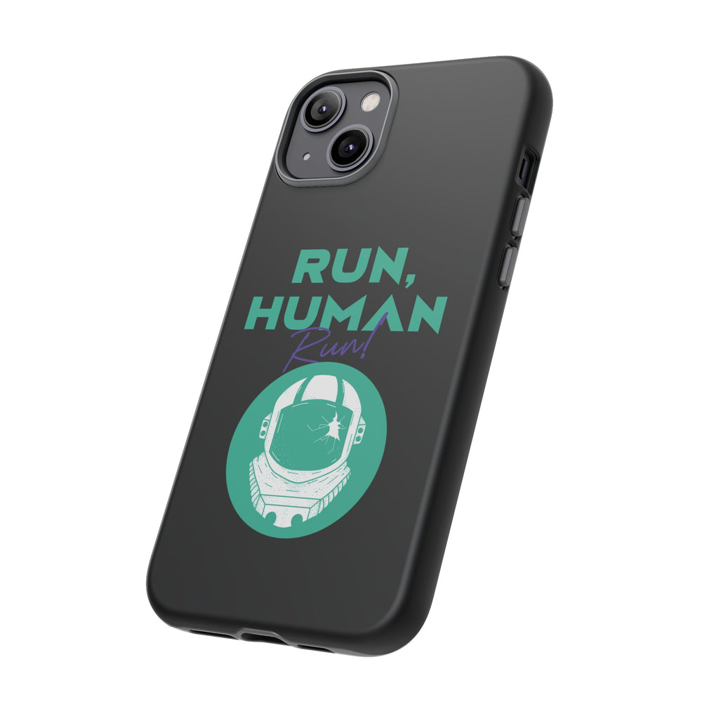 mobile cases-Run Human Run Sci-Fi Tough iPhone Mobile Cases