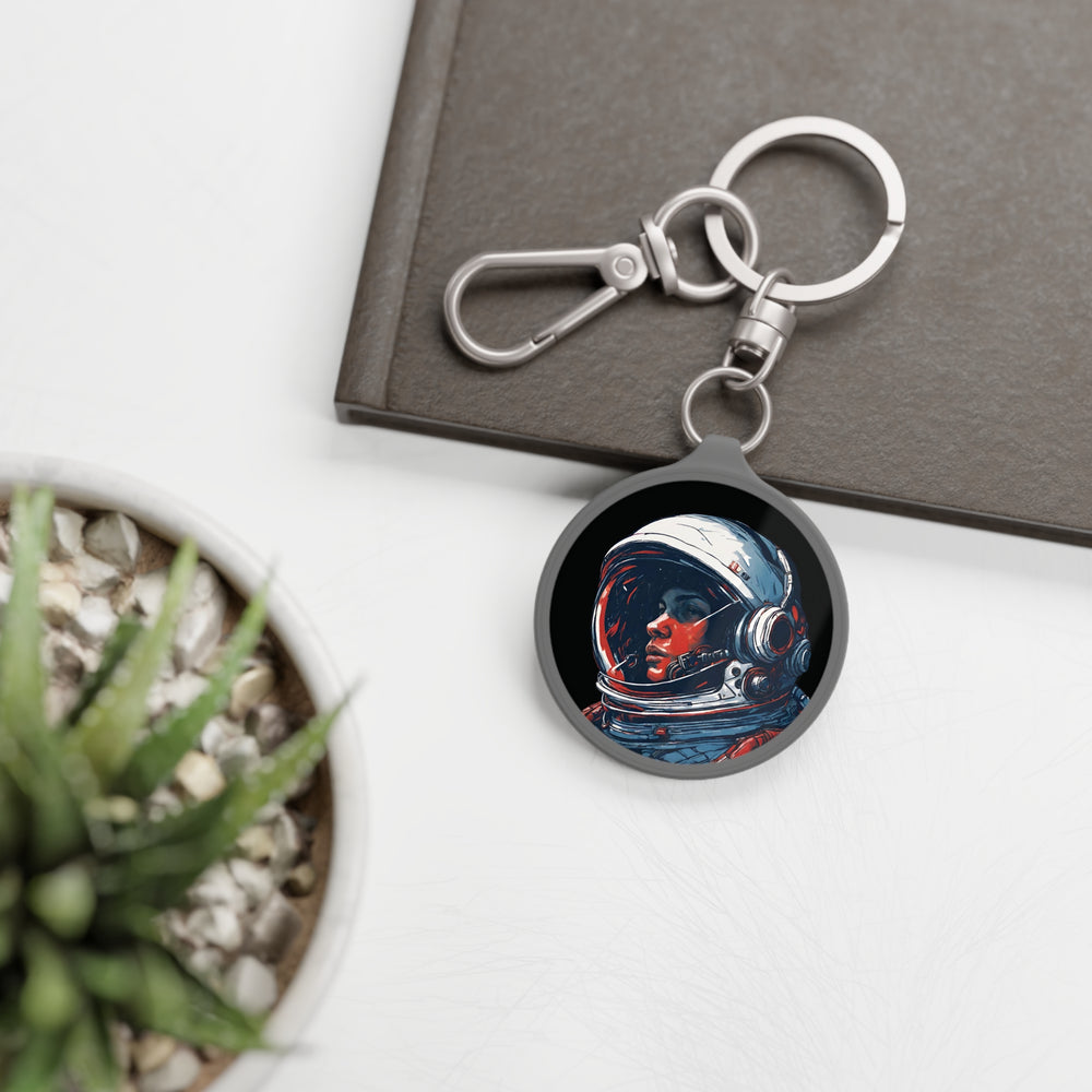 Astronaut Woman Keyring Tag-welovescifi.net