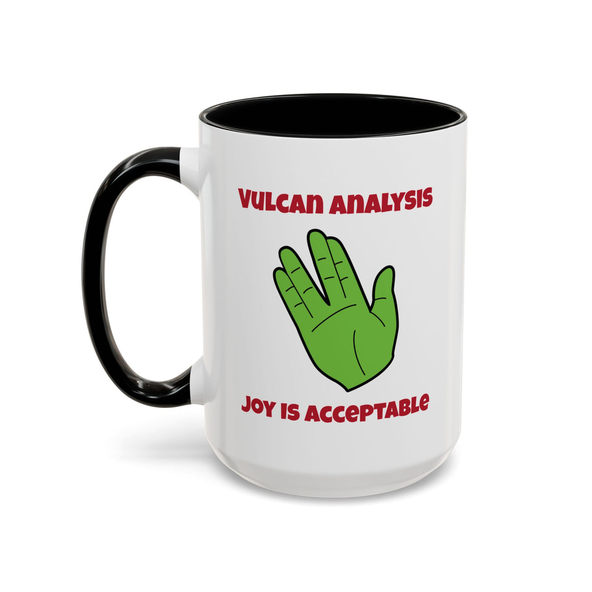 Vulcan Analysis Funny Spock Christmas Accent Mug-welovescifi.net