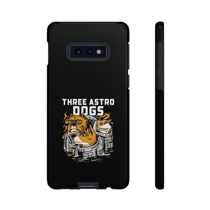 Three Astro Dogs Funny Sci-Fi Tough Samsung Galaxy Mobile Cases-welovescifi.net