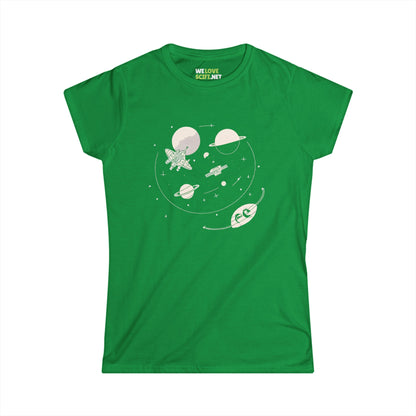 Space Station Tee - Women's Sci-Fi Art Shirt | WeLoveSciFi