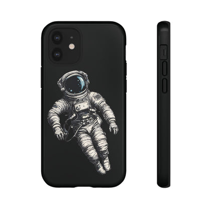 Floating Astronaut SpaceArt Sci-Fi Tough iPhone Mobile Cases