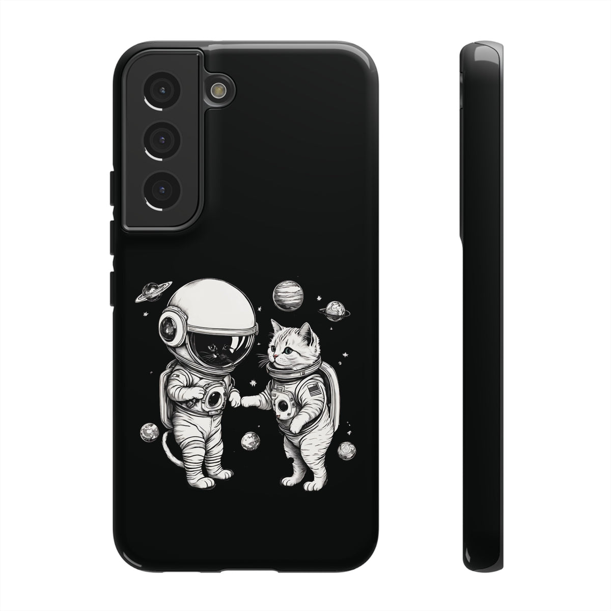 Space Kittie Samsung Galaxy Cases Tough Astronaut Cat Cover