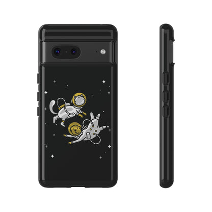 Astronaut Google Pixel Case | Funny Dog and Cat Sci-Fi 