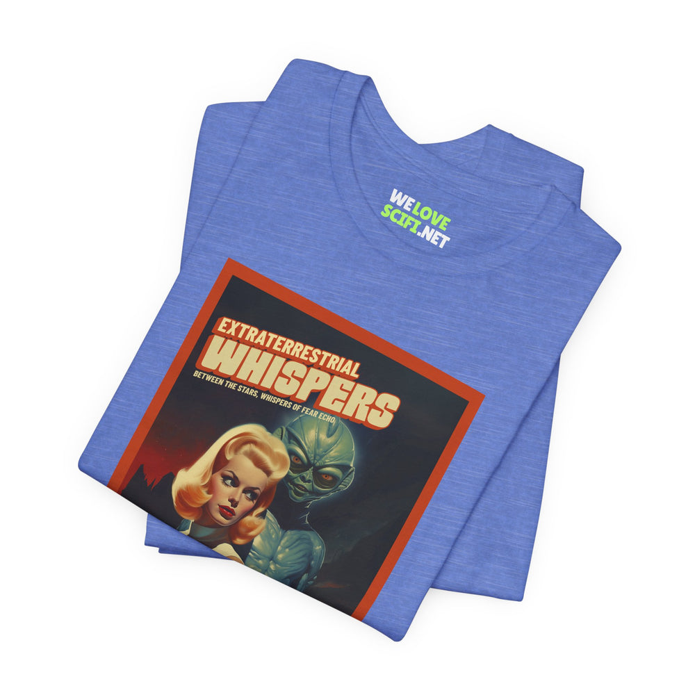 Extraterrestrial Whispers Retro Sci-Fi T-Shirt-welovescifi