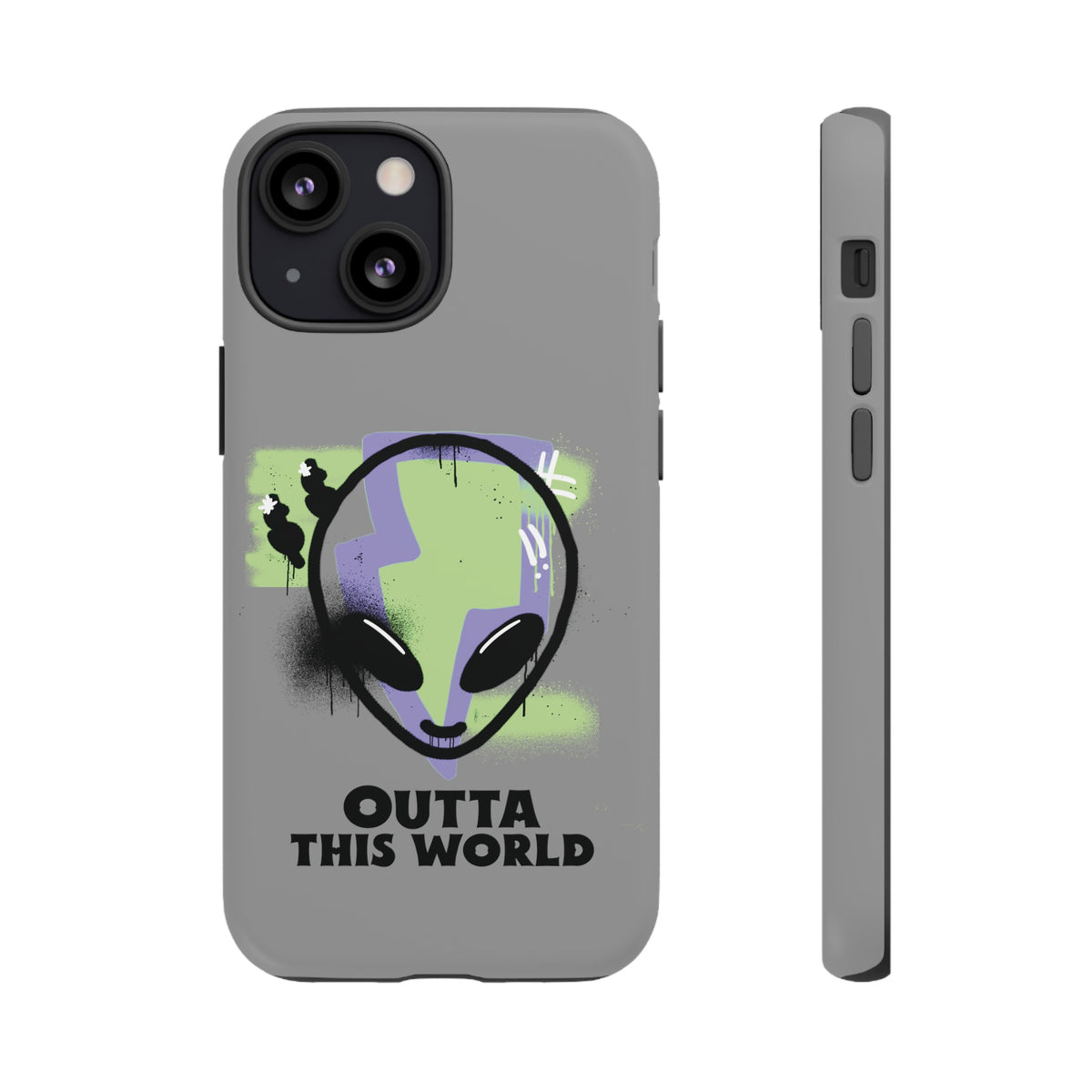 UFO iPhone Case Outta This World Sci-Fi Tough Mobile Cases