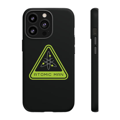 Atomic Man Retro Sign Sci-Fi Tough iPhone Mobile Cases