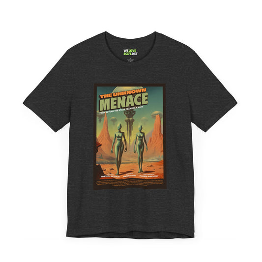 The Unknown Menace Retro Sci-Fi T-Shirt-welovescifi.net