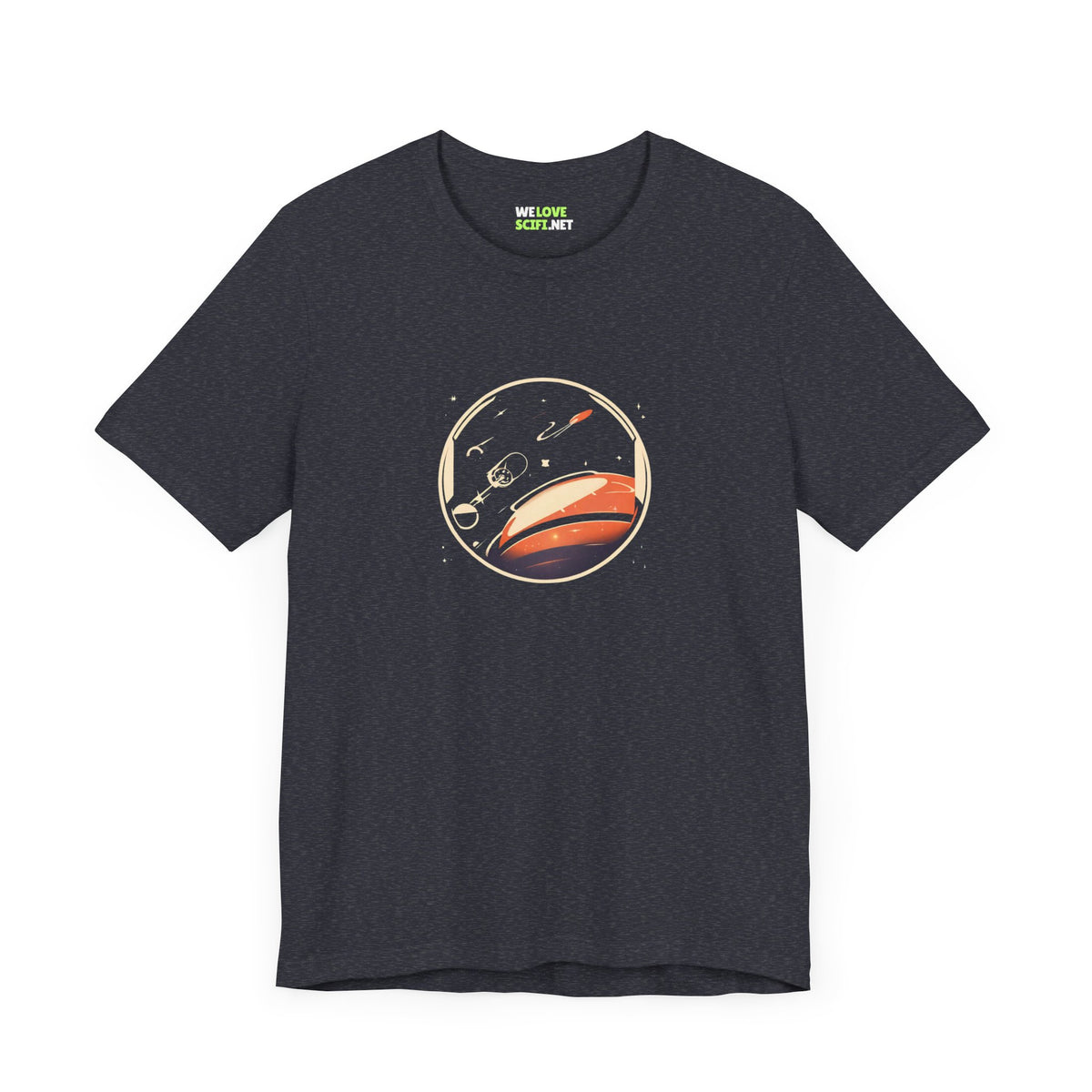 Abort Landing SpaceArt Sci-Fi T-Shirt-welovescifi.net