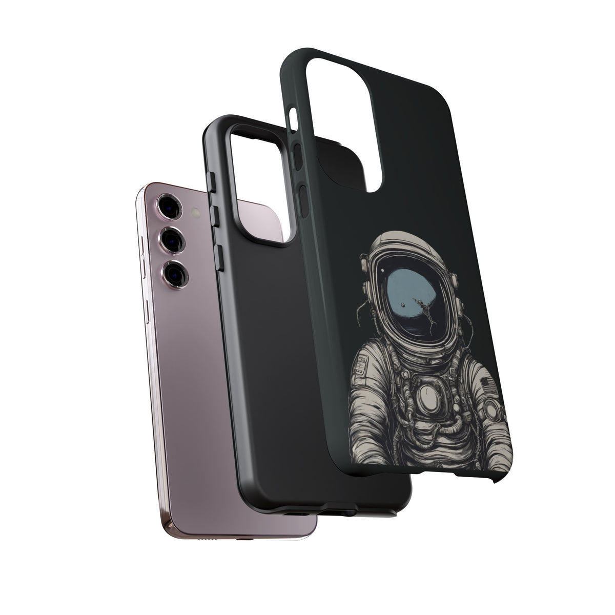 Astronaut SpaceArt Tough Samsung Galaxy Mobile Cases-welove