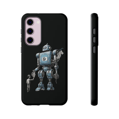 Robot Space Art Samsung Galaxy Case: Tough & Stylish