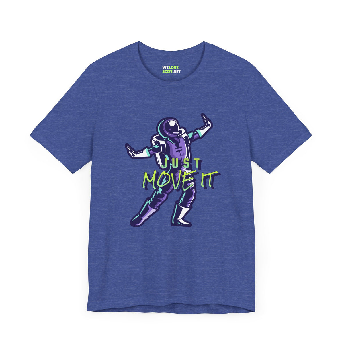 Just Move It Dancing Astronaut T-Shirt | Funny Sci-Fi Tee