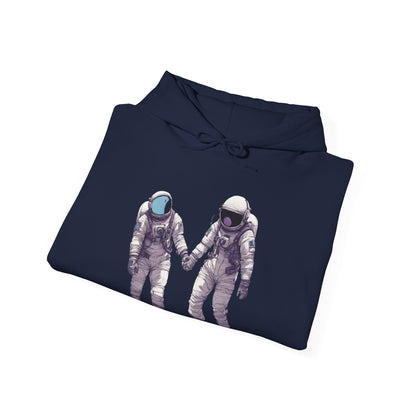 Astronaut Spaceart Hoodie - Next to You Sci-Fi Hoodie