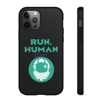 mobile cases-Run Human Run Sci-Fi Tough iPhone Mobile Cases