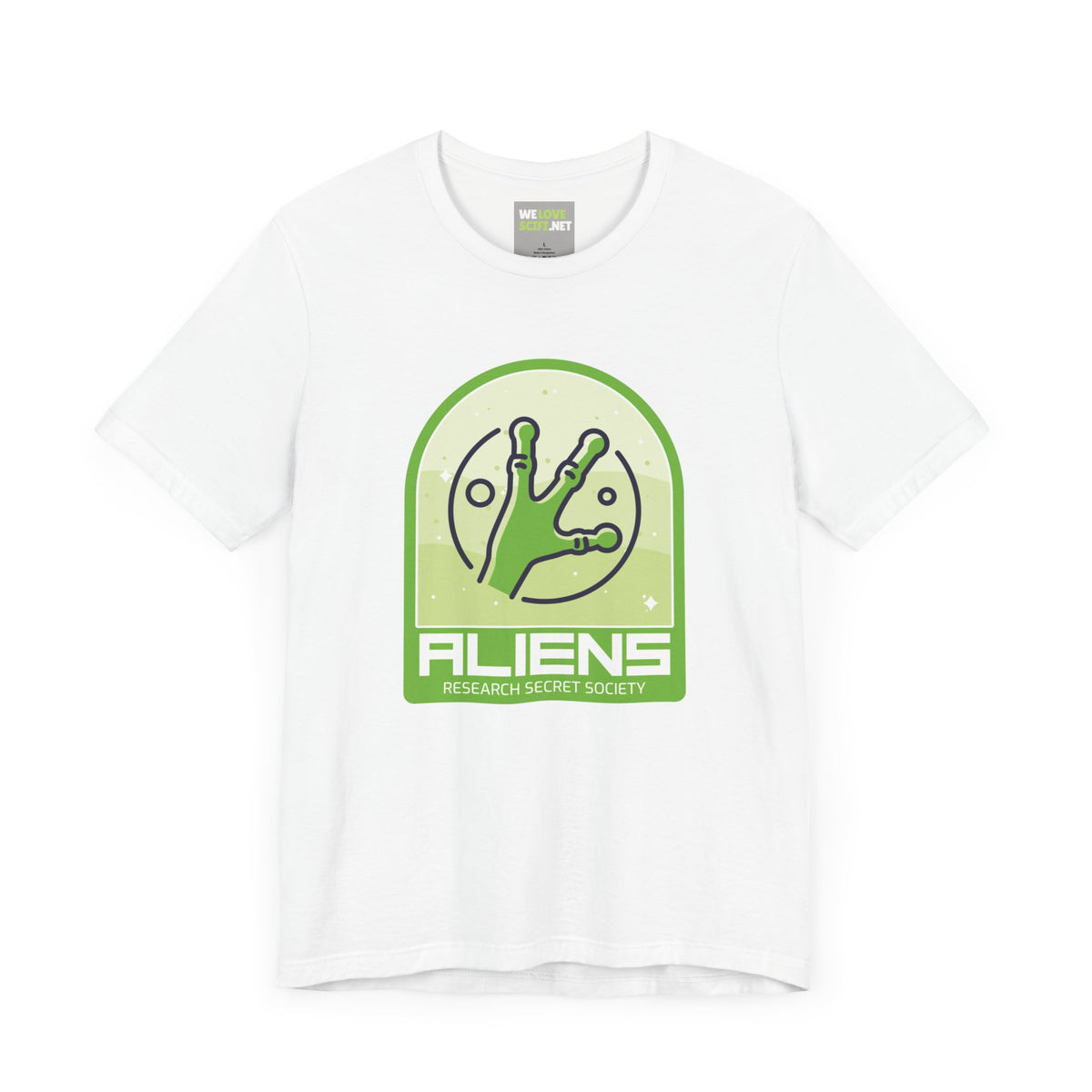 Aliens Research Secret Society UFO SciFi T-Shirt-welovescifi