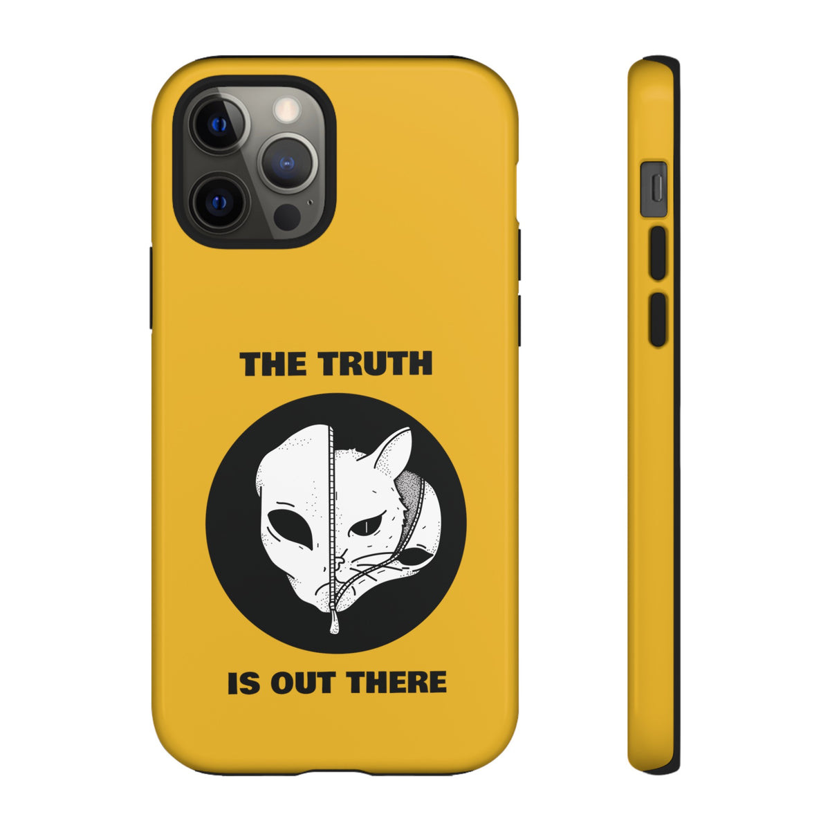 The Truth Is Outthere Funny Cat UFO Tough iPhone Mobile Cases-welovescifi.net