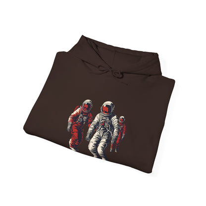 Astronauts in Red Sci-Fi Hoodie-welovescifi.net