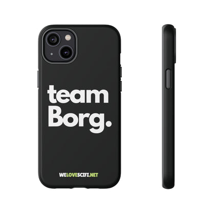 Team Borg iPhone Cases - Supervillain Tough Mobile Covers