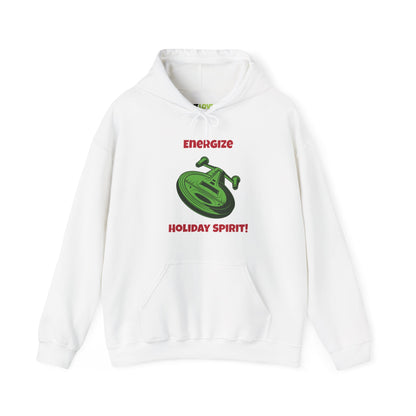 Energize Holiday Spirit Funny Christmas Unisex Hoodie-welovescifi.net