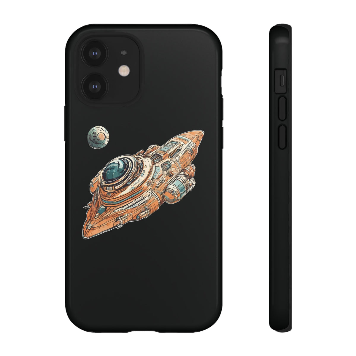 Durable Spaceship-76 Tough iPhone Cases