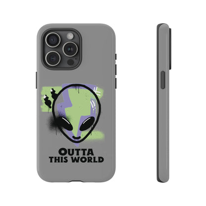 UFO iPhone Case Outta This World Sci-Fi Tough Mobile Cases