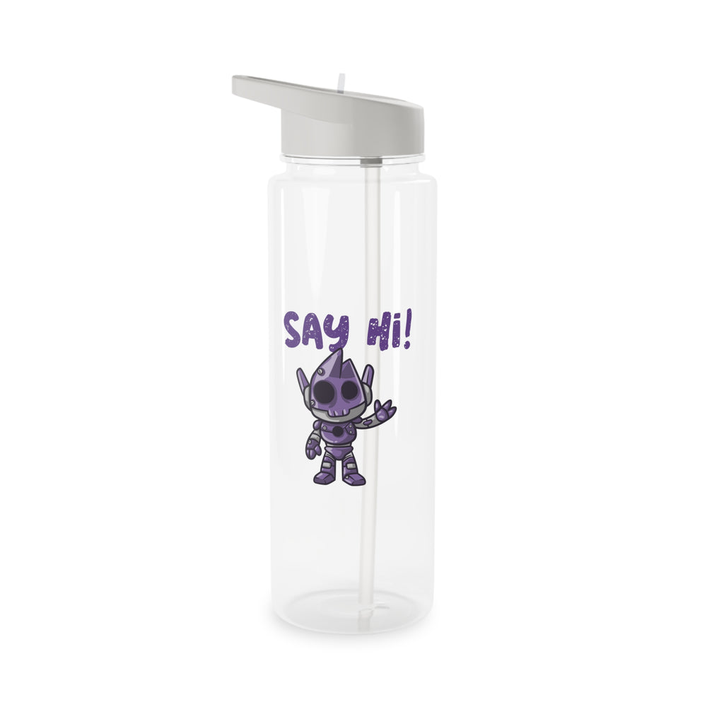 alien water bottle-Say Hi Funny Alien Tritan Water Bottle