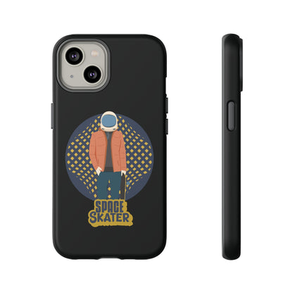 Space Skater Astronaut Sci-Fi Tough iPhone Mobile Cases