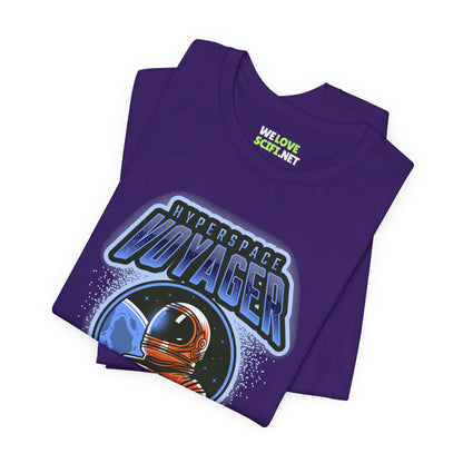 Hyperspace Voyager T-Shirt Sci-Fi Astronaut Tee WeLoveSciFi