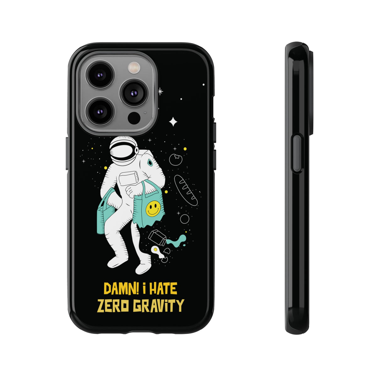 Zero Gravity Funny Astronaut Sci-Fi Tough iPhone Mobile Cases-welovescifi.net