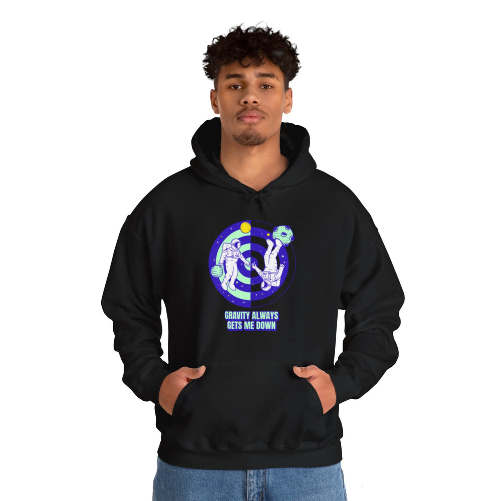 Down Funny Astronaut Sci-Fi Hoodie-welovescifi.net