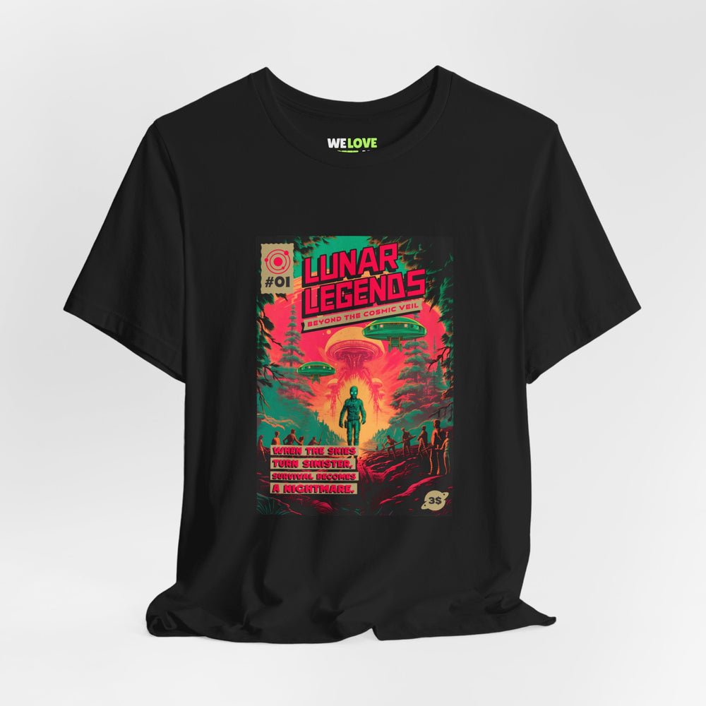 Lunar Legends Retro Sci-Fi T-Shirt - Vintage Space Tee